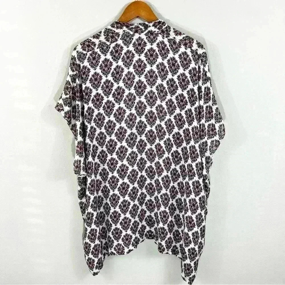 Loft white floral open wrap - Picture 4 of 5